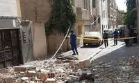 انفجار مهیب یک ساختمان در خیابان آیت