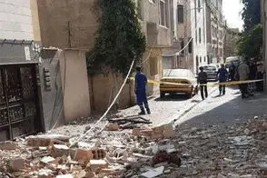 انفجار مهیب یک ساختمان در خیابان آیت