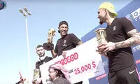 نیمار در رقابت شترسواری اول شد!