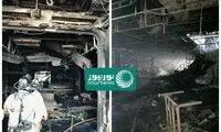 اولین تصاویر از داخل ناو آمریکایی حادثه‌دیده