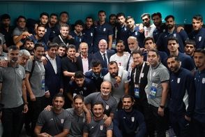 رییس فیفا در رختکن ایران: به خودتان افتخار کنید