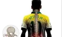 محل دقیق مصدومیت نیمار +عکس