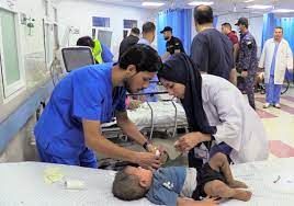 تصاویری هولناک از مجروحان غرق در خونِ بیمارستان غزه