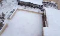 برف بازی مردم عربستان +عکس