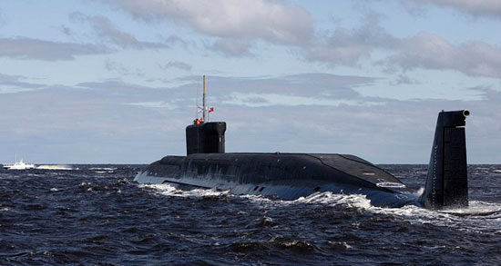 رونمایی از قوی‌ترین زیر دریایی هسته‌ای روسیه