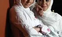 عکس: مریلا و ملیکا زارعی در کنار هم