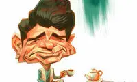 کاریکاتور: شجریان پای سفره افطار!