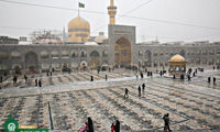برف به مشهدالرضا (ع) رسید