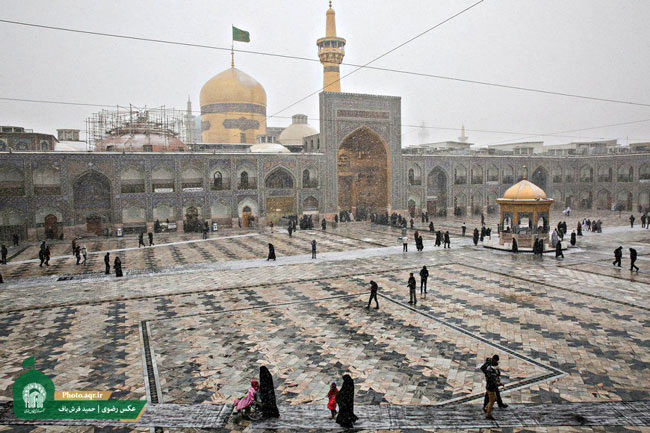 برف به مشهدالرضا (ع) رسید