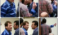اخراج بابک زنجانی از دادگاه پس از درگیری لفظی