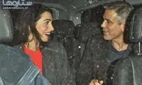 جورج کلونی و نامزد جدیدش +عکس