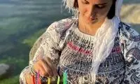 الناز شاکردوست تولدش را در دریا جشن گرفت