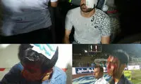 عکس:دیدار خونین استقلال اهواز-پرسپولیس