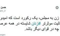 واکنش روحانی به راهیابی 18 زن به مجلس