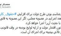 عقب‌نشینی نوبخت پس از پاسخ تند لاریجانی