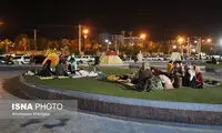 وضعیت شب گذشته مردم بندرعباس پس از زلزله