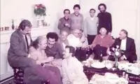 عکسی از ناظری، کدکنی، اخوان، و سایر دوستان