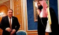 پمپئو در کنار حکام سعودی علیه ایران سخن گفت