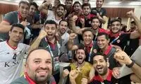 سلفی بازیکنان فولاد پس از صعود زودهنگام