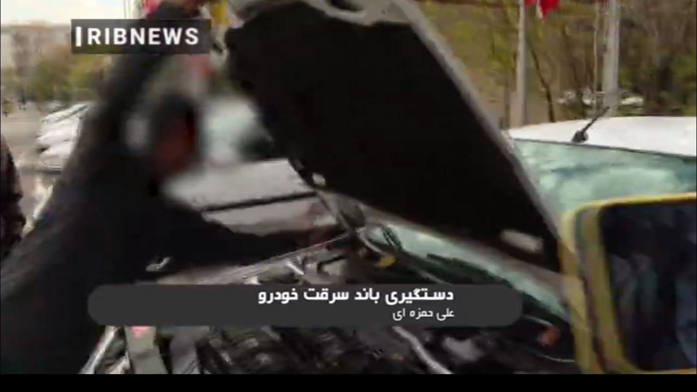 ویدئویی از سرقت خودرو در تهران در ۴۵ ثانیه!