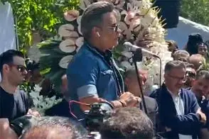 صحبت‌های شهرام شکواهی در مراسم چهلم حمید هیراد