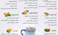 اینفوگرافی؛ دمنوش‌های زمستانی چه خواصی دارند؟