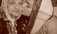 بوسه ماه‌چهره خلیلی بر گونه پروین سلیمانی