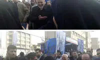 حضور ظریف در راهپیمایی ۲۲ بهمن در تهران