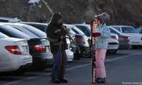 تصاویری از اسکی دختران و پسران در توچال