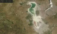آخرین عکس ماهواره ای دریاچه ارومیه