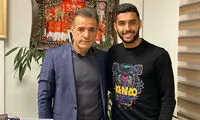 جلسه انصاری‌فرد با مهاجم پیشین پرسپولیس