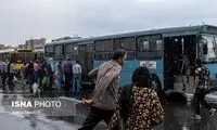 تصاویری بِکر از بارش باران بهاری در تهران