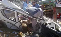 تصادف مرگبار پژو 206 و کامیون (16+)