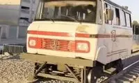 وسیله نقلیه عجیبی که در شهر قم مشاهده شد