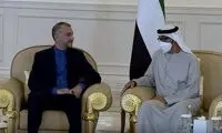 دیدار وزیر خارجه ایران با رییس جدید امارات