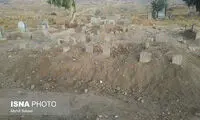 محل دفن 12 نفر از اعضای یک خانواده زلزله زده