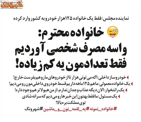 وارد کردن ۱۲۵هزار خودرو برای مصرف شخصی!