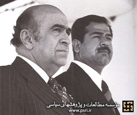 عکس: صدام حسین در ایران سال 1354
