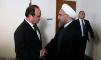 عکس: دیدار رئیس جمهور فرانسه با روحانی