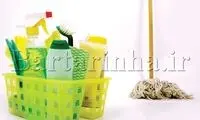 خانـه تكــاني با فرشته كوچولو