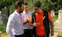 پژمان بازغی و پولاد کیمیایی پُشت صحنه یک فیلم