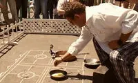 پخت و پز روی آسفالت! +عکس