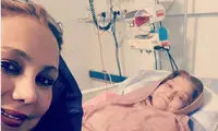 سلفی بهنوش بختیاری با مادرش در CCU