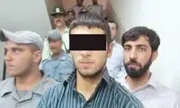 عکس قاتل روح الله داداشی در دادگاه
