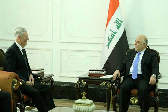 دیدار وزیر دفاع آمریکا با وزیر دفاع عراق