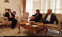 دیدار وزیر بهداشت با علی مطهری +عکس