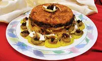 بادمجان پلو شیرازی