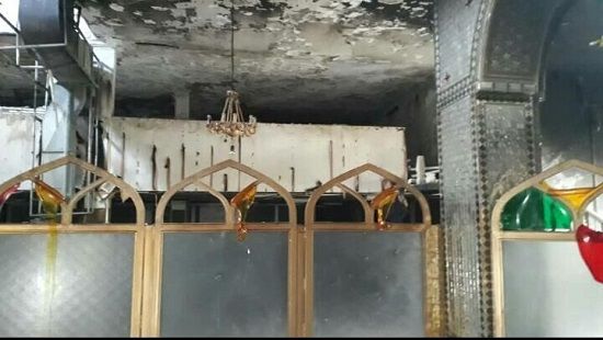 یک امامزاده‌ در شیراز را بعد از سرقت، آتش زدند