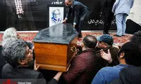 مراسم تشییع مرحوم «جمشید مشایخی»