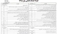تعرفه خدمات قضایی در سال ۹۸ اعلام شد